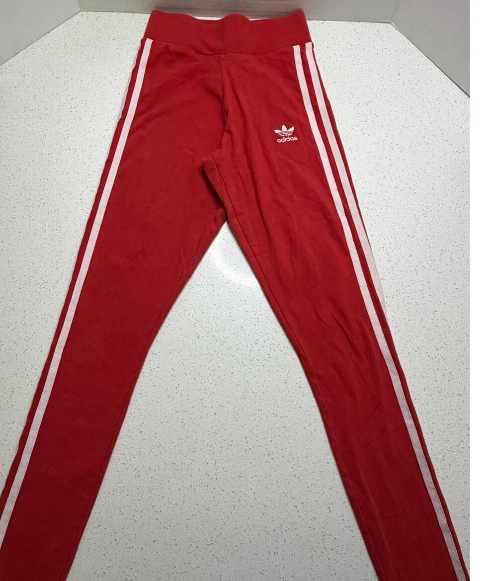 Adidas Originals 3-Stripes Leggings Active Burgundy Women’s Size Small